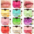 10 PCS Bee Lip Balm Lip Mask Honey Pot,Strawberry,Watermelon,Cherry,Peach,Apple Lime,Mint,Coconut,Grapes,Aloe,Honey Lip Balm Bulk Lip Sleeping Mask Overnight Lip Moisturizer Treatment,Reduce Lip Lines