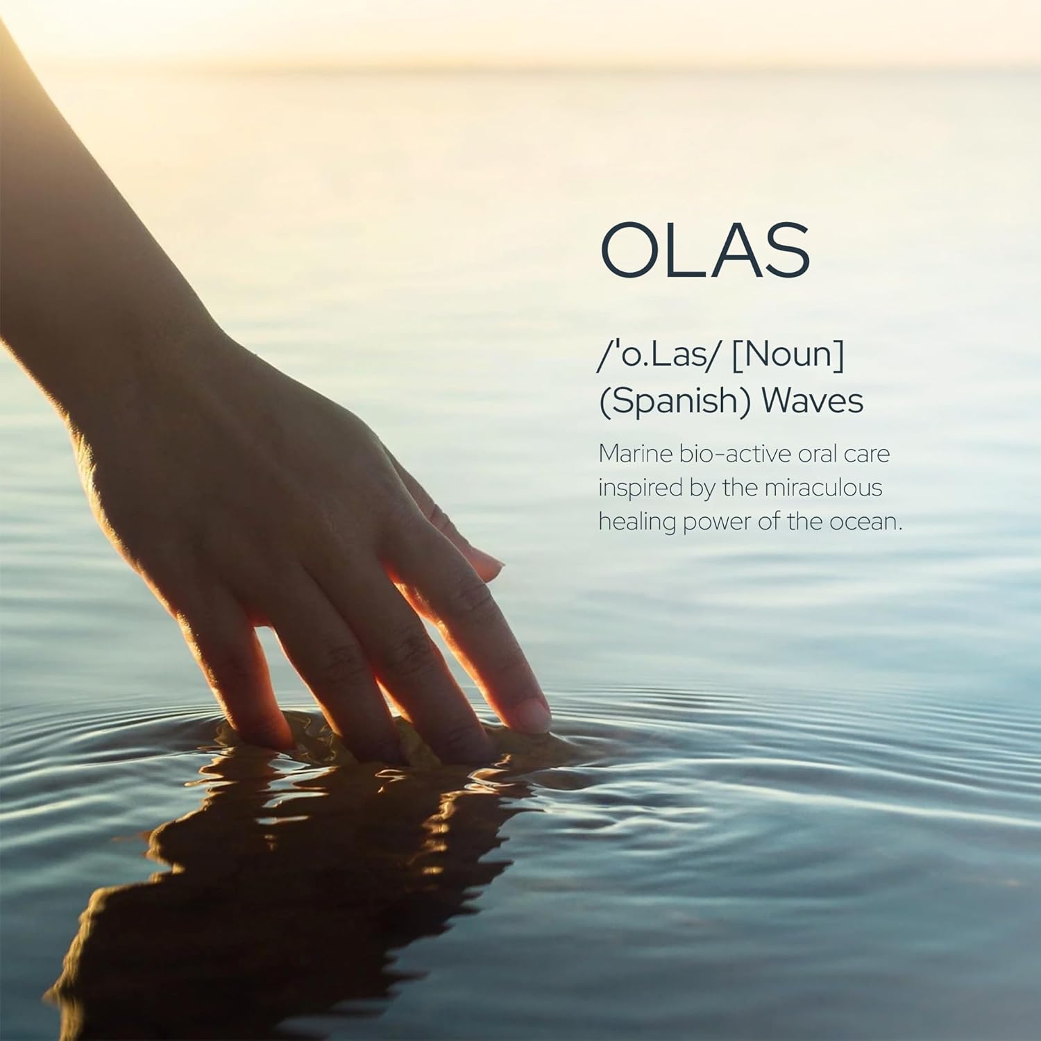 OLAS Marine Sea Mint Bio-Active Toothpaste - Fluoride Free Toothpaste - Promote a Healthy Oral Microbiome & Natural Fresh Breath - SLS Free & Dentist Formulated (3.5oz)