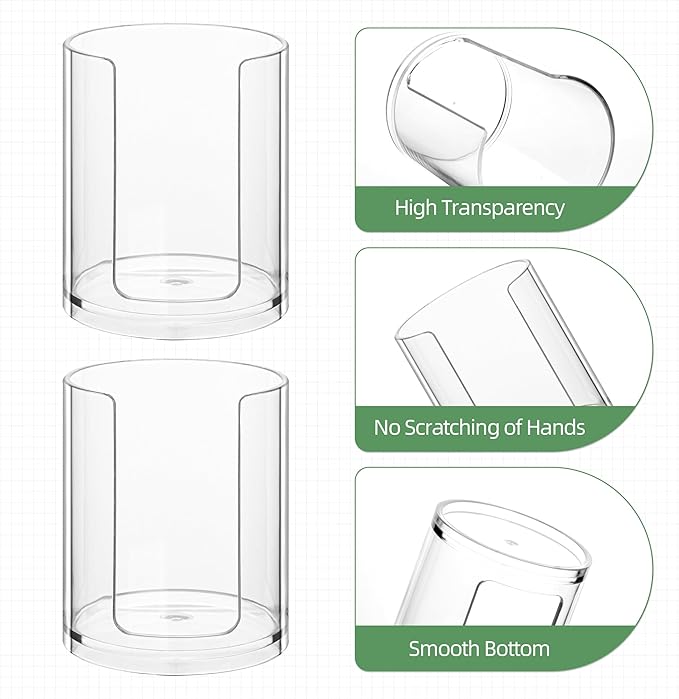 2 Pack Mouthwash Cups Holder,Bathroom Cup Dispenser,Small Disposable Paper Cup Tray for Bathroom Sink Counter
