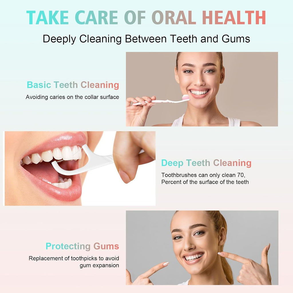 Travel Floss,160 PCS Portable Flossers Dental Picks,16 Pack Individually Cases with Flossing Pick,Floss Sticks for Adults Teeth Cleaning, Sealed Storage Ideal for Family, Hotel, Trip