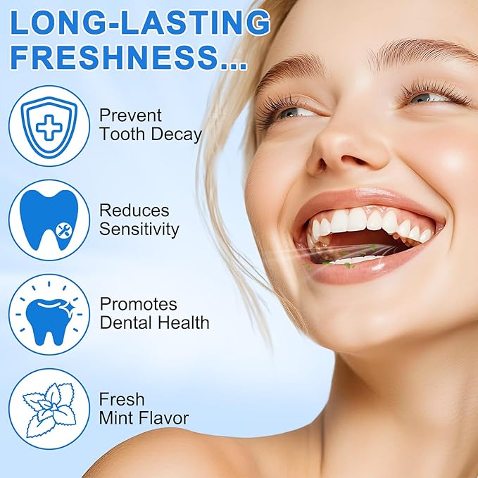 Hydroxyapatite Toothpaste 9.9%, Nano Hydroxyapatite Toothpaste (Fluoride Free) for Enamel Protection and Tooth Strengthening –Gentle Mint, Fresh Breath, Daily Use for Oral Care