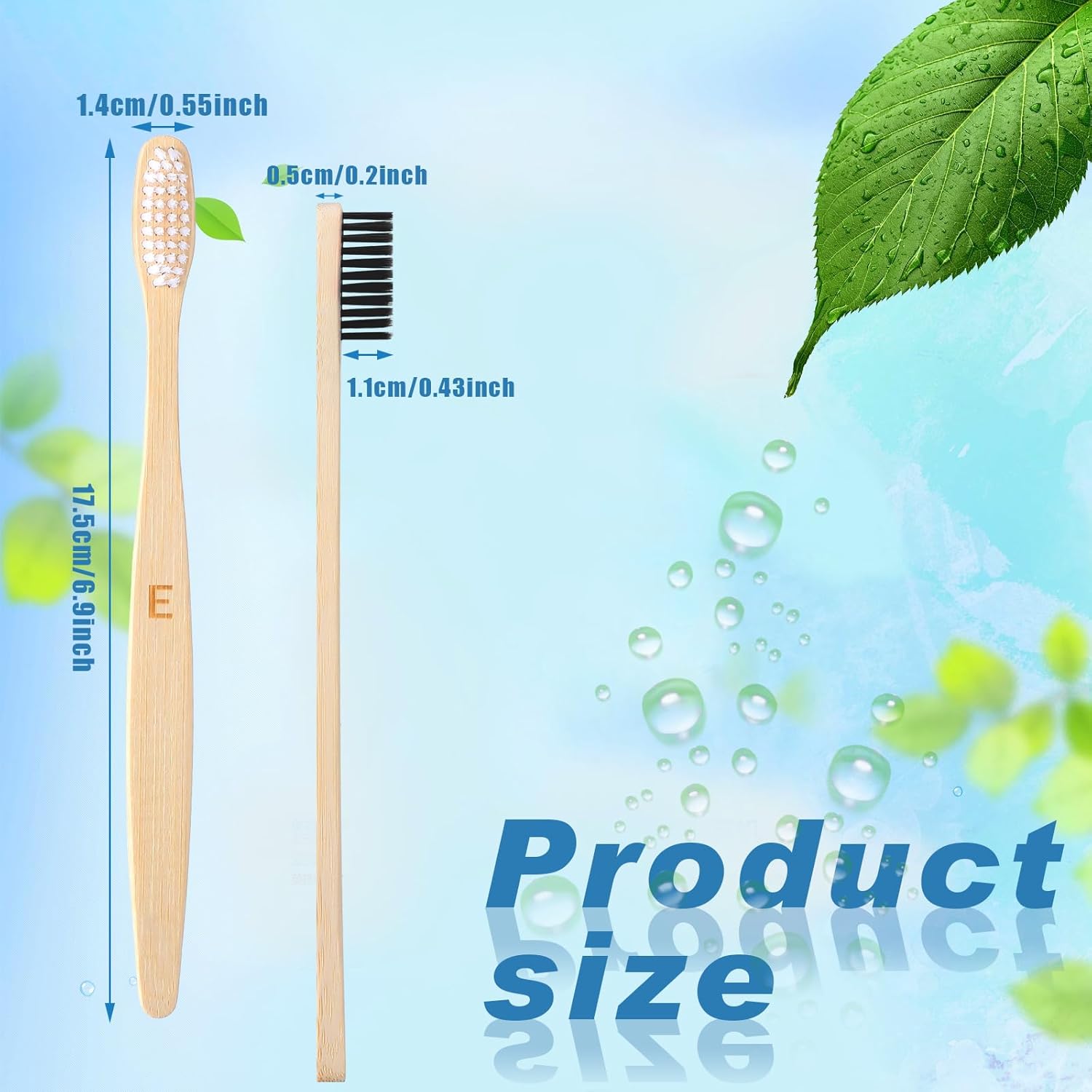 Sieral 120 Pcs 6.9 Inch Bamboo Toothbrush with Toothpaste Individually Wrapped Disposable Toothbrushes Travel Toothbrush Kit for Hotel Homeless Shelter Camping and Travel, 12 Colors