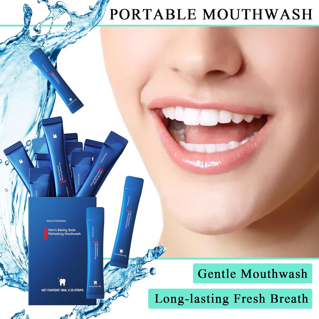 Travel Size Mouthwash,Mini Mouthwash Travel Size Bulk Portable Mouth Wash Set,Individual Small Travel Mouth Wash Packets for Fresh Breath(Pack of 60) A41