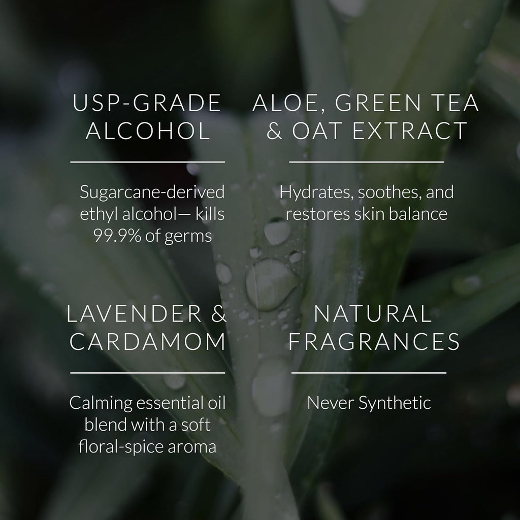 Noshinku – Lavendula Hand Sanitizer Wipes, 3-Pack (45 Towelettes) – Resealable Travel Wipes with Ethyl Alcohol, Aloe & Green Tea, Plant-Based Fiber, Essential Oil Scents, Cruelty-Free & No Dyes