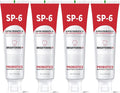 SP-6 Probiotic Whitening Toothpaste, Enhanced Formula with 6 Probiotics for Teeth Whitening and Gum Health, Enamel-Safe, Fluoride-Free, Fresh Mint Flavor, 4.6oz (4)