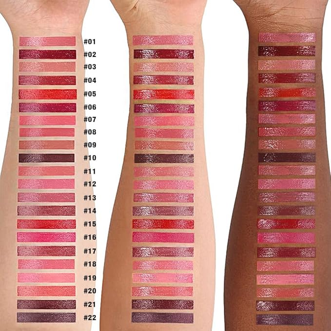 Kaely Longwear No-Budge Lipstick for Women, Highly Pigmented Liquid Lip Color Makeup, Non-Transfer Lip Gloss Stain Waterproof Smudge Proof 24 Hour, Instant Shine, Vegan & Cruelty-Free, 21 SENSUAL