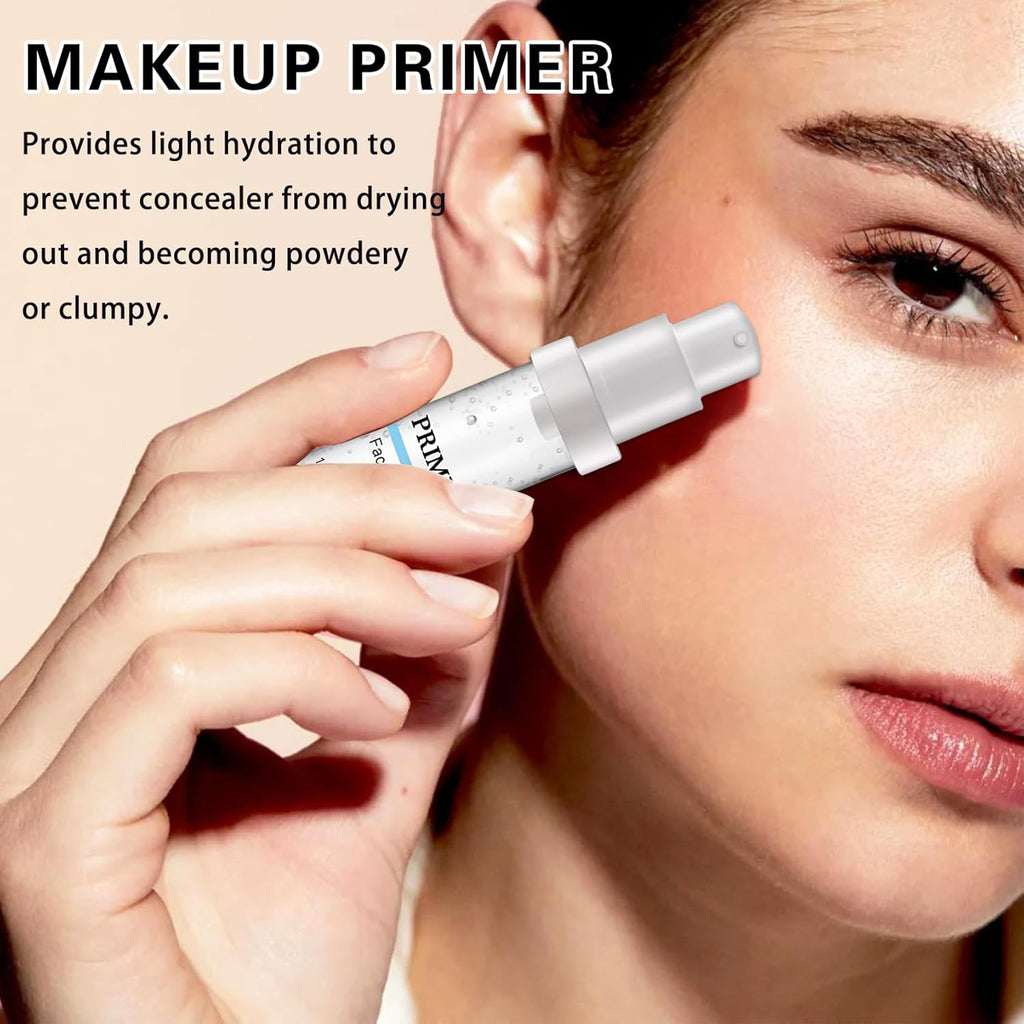 Under Eye Concealer for Dark Circles with Primer,Pot Concealer Full Coverage Tattoo Cover up Makeup,Nourishing and Moisturizing,Cruelty-free（04 Light）