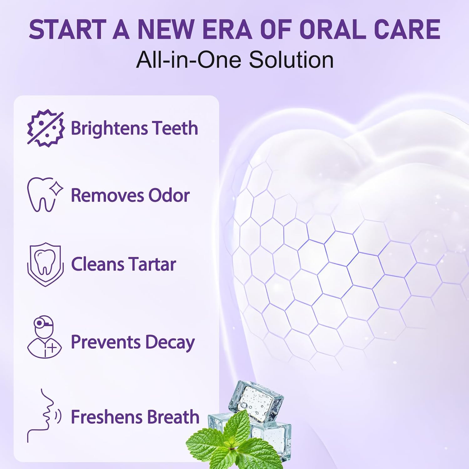 Teeth Whitening Powder - Enamel-Safe Brightening Powder for Stains - Helps Remove Coffee, Tea, Wine & Tobacco Stains - Gentle for Sensitive Teeth