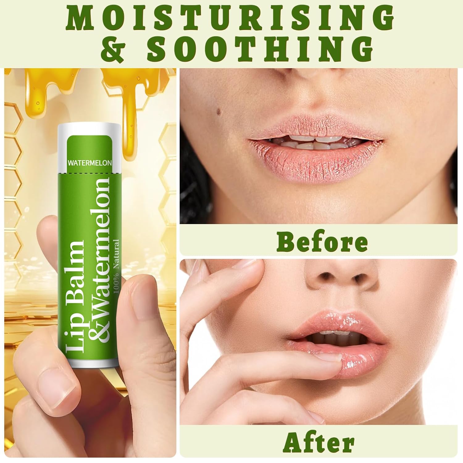 40 Pack of Lip Balm, 12 Flavored Lip Balm in Bulk Natural Lip Balms Set, Beeswax Moisturising & Soothing Lip Balms Bulk Gifts for Women Stocking Stuffers Party Favors(4.2g/0.15oz)