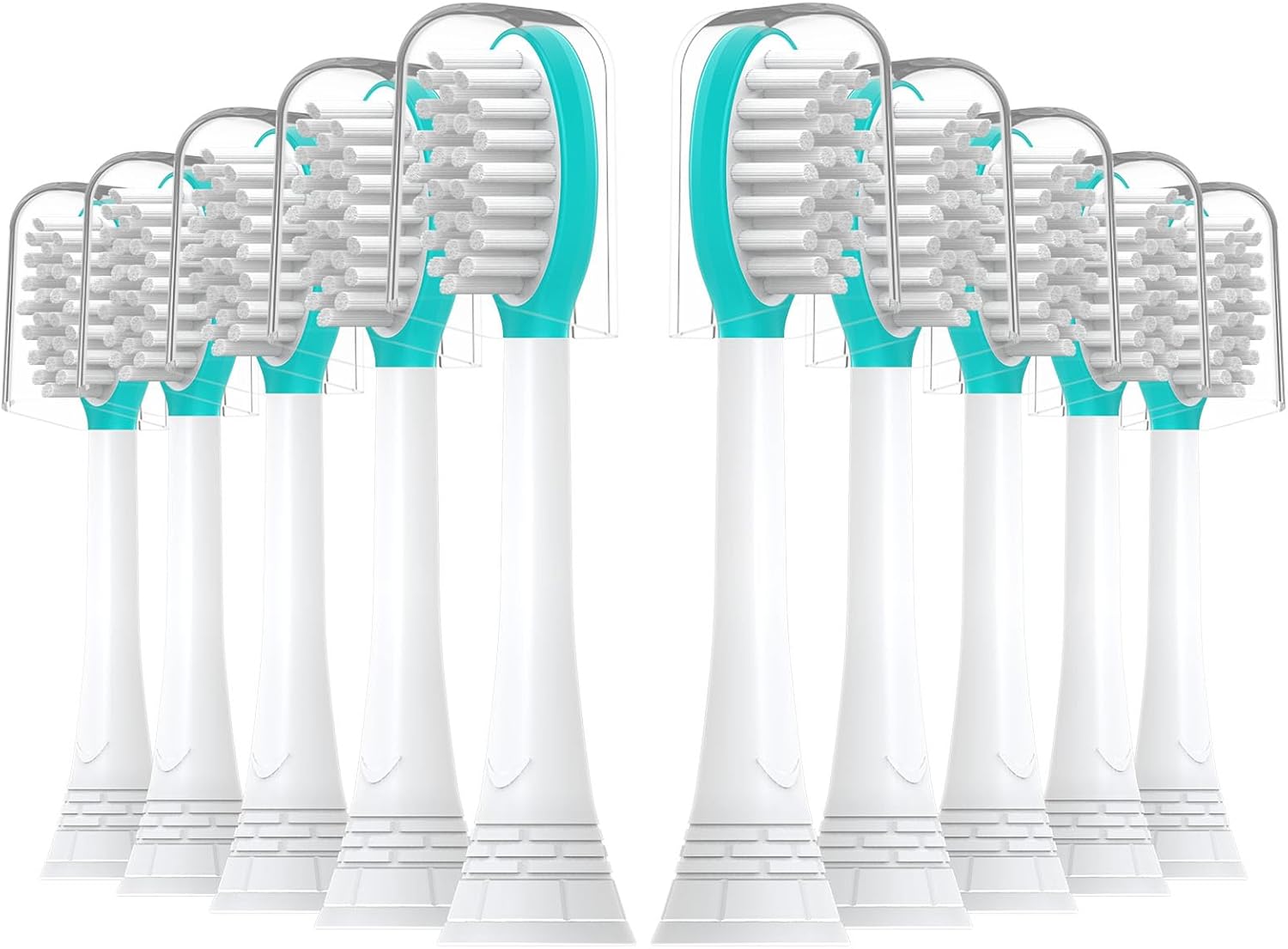 Kids Replacement Toothbrush Heads 10 Pack for Philips Sonicare Electric Toothbrush Soft Brush Head for Child 7+ for Boy Girl,Blue