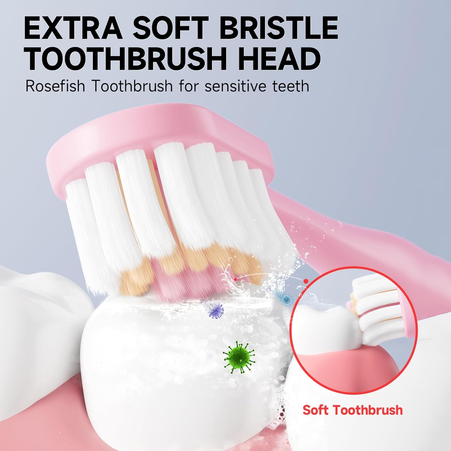 Extra Soft Toothbrushes for Adults Sensitive Gums Teeth Manual Toothbrushes Multicolor Wider Toothbrush Head Saves Brush Teeth Time 8 Pack for Family Pregnant Women Elderly