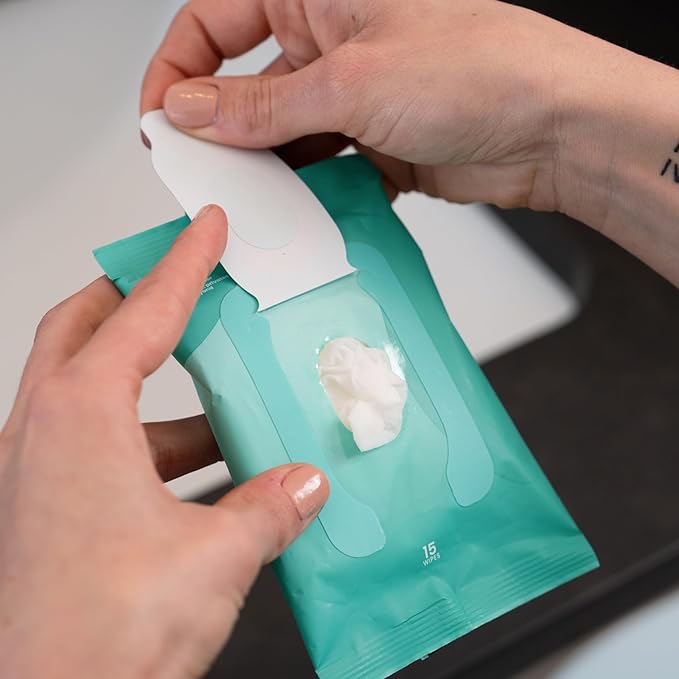 Lume Acidified Deodorant Wipes - 24 Hour Odor Control - Aluminum Free, Baking Soda Free, Skin Loving - 45 Count (Pack of 2) (Cool Cucumber)