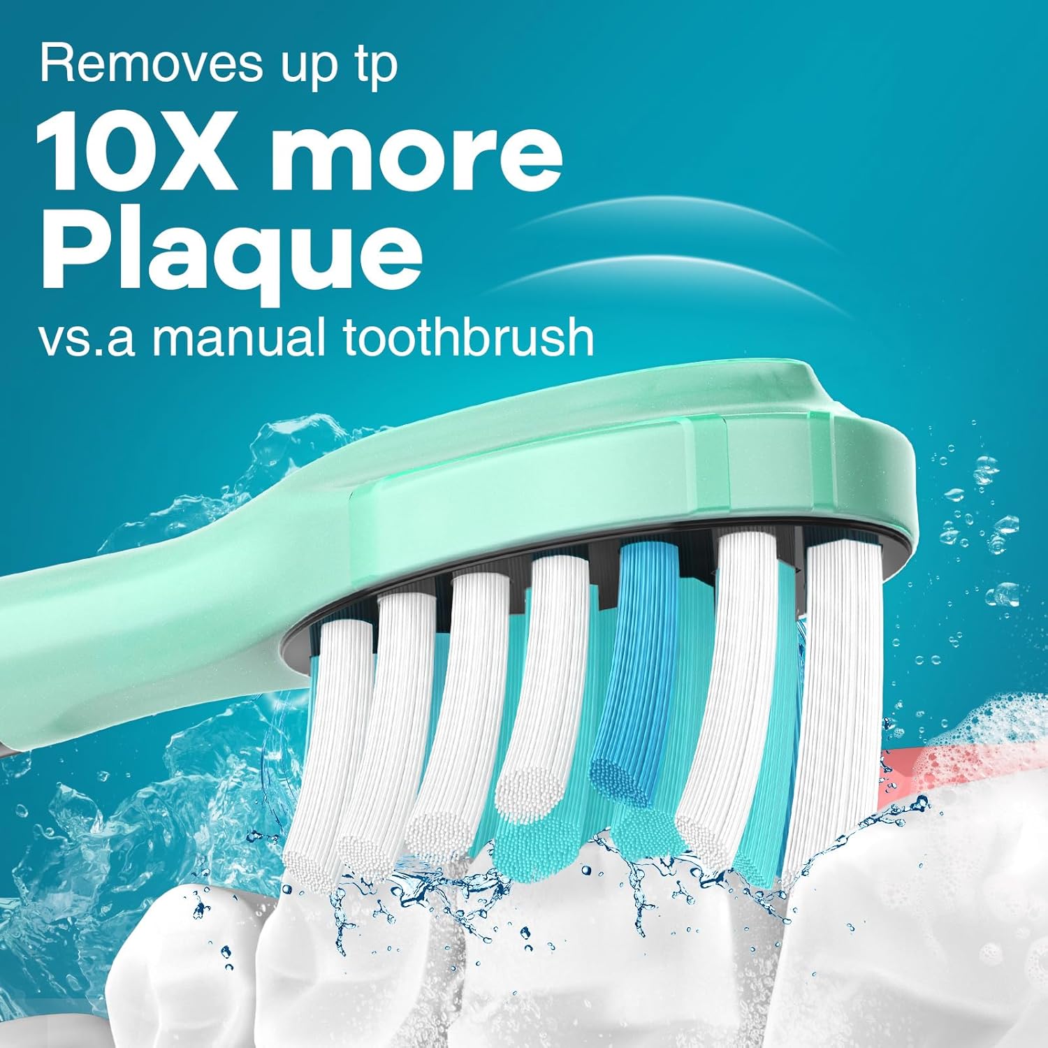 Aoremon Toothbrush Replacement Heads for Sonciare C3 - Brush Heads for Philips Sonicare 2 Series 3 Series ProtectiveClean 4100 5100 6100 DiamondClean FlexCare HealthyWhite G3 W3 C2 G2 C1,4 Count,Black