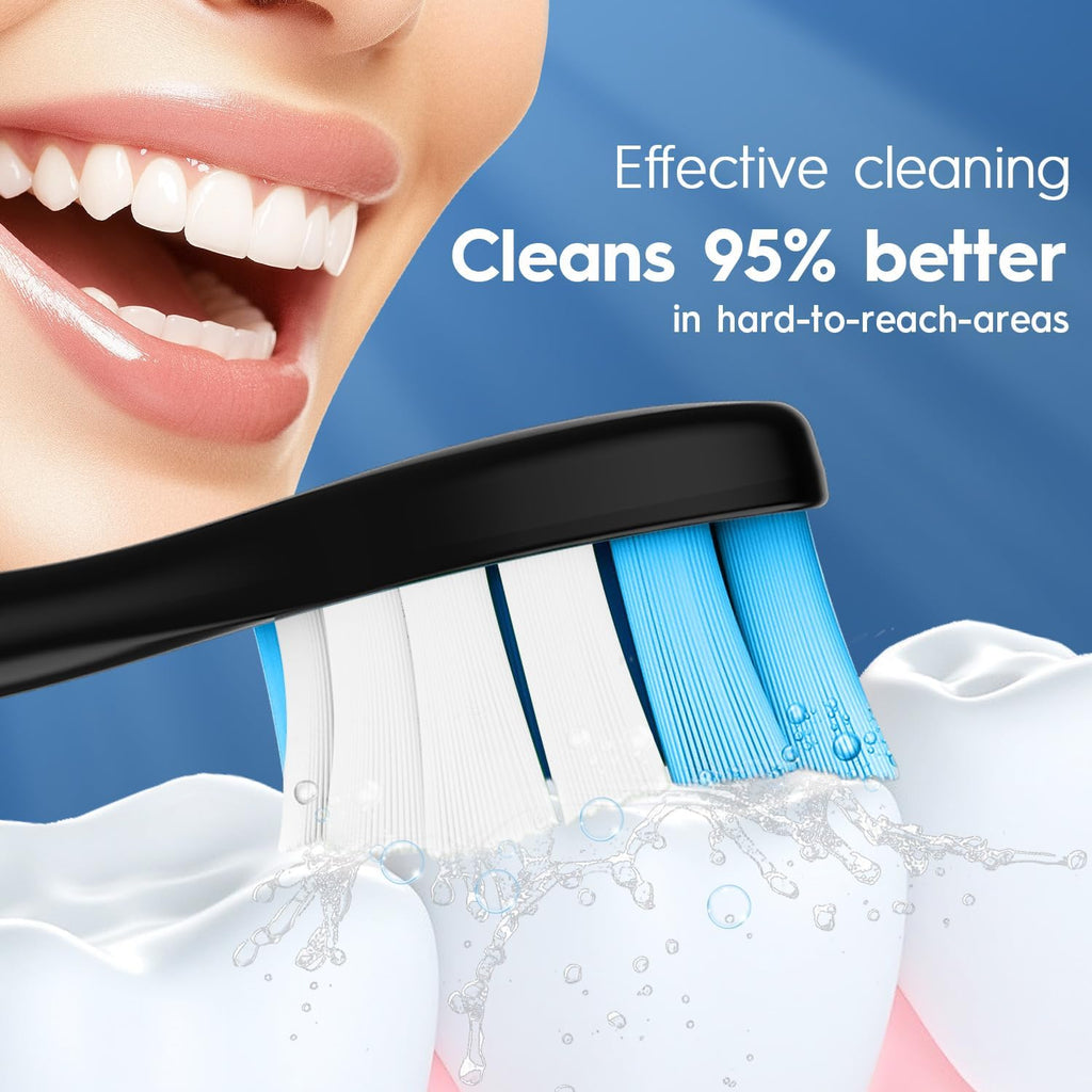 Replacement Brush Heads Compatible with Philips Sonicare ProtectiveClean 4100, 5300, 5100, 6100 ExpertClean 7500 DiamondClean 9300 Electric Sonic Toothbrush Handle C2 G2 C3 G3 W3 Brush,16 Pack