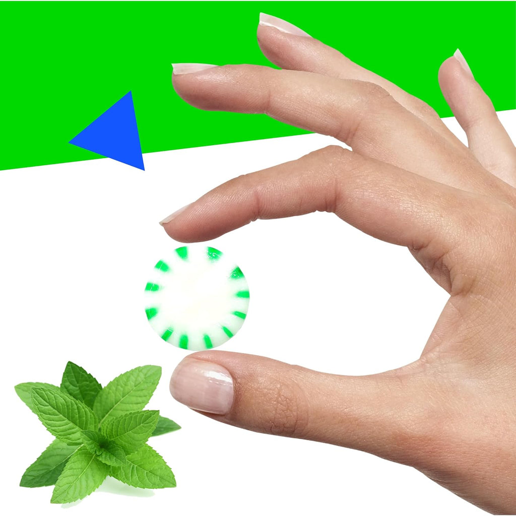 Sugar-Free Starlight Spearmint Mints | 1 Pound Bag - Approx. 85 Count | Hard Candy | Individually Wrapped