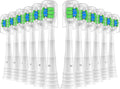 Replacement Toothbrush Heads Compatible with AquaSonic Black Series Vibe Series Black Series Pro Vibe Series Pro Elite Series Electric Toothbrush, 12 Count, White