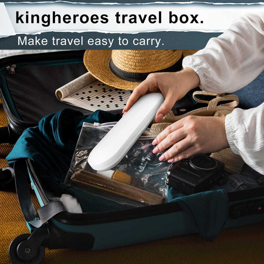 Electric Toothbrush Set, Comes with 8 Brush Heads & Travel Case,4 Modes with 2 Minutes Built in Smart Timer, One Charge for 60 Days, 42000 VPM Motor (Pink)