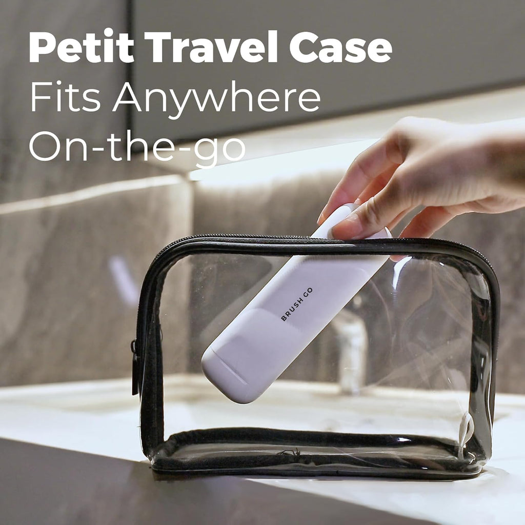 MIPOW Slim Pro i4 Electric Toothbrush Rechargeable Smart Ultra Sonic 3 Modes Magnetic Travel Case &Ceramic Dock, 60Day Long Battery Soft Bristles 2Heads IPX7 Waterproof,Color-(White)