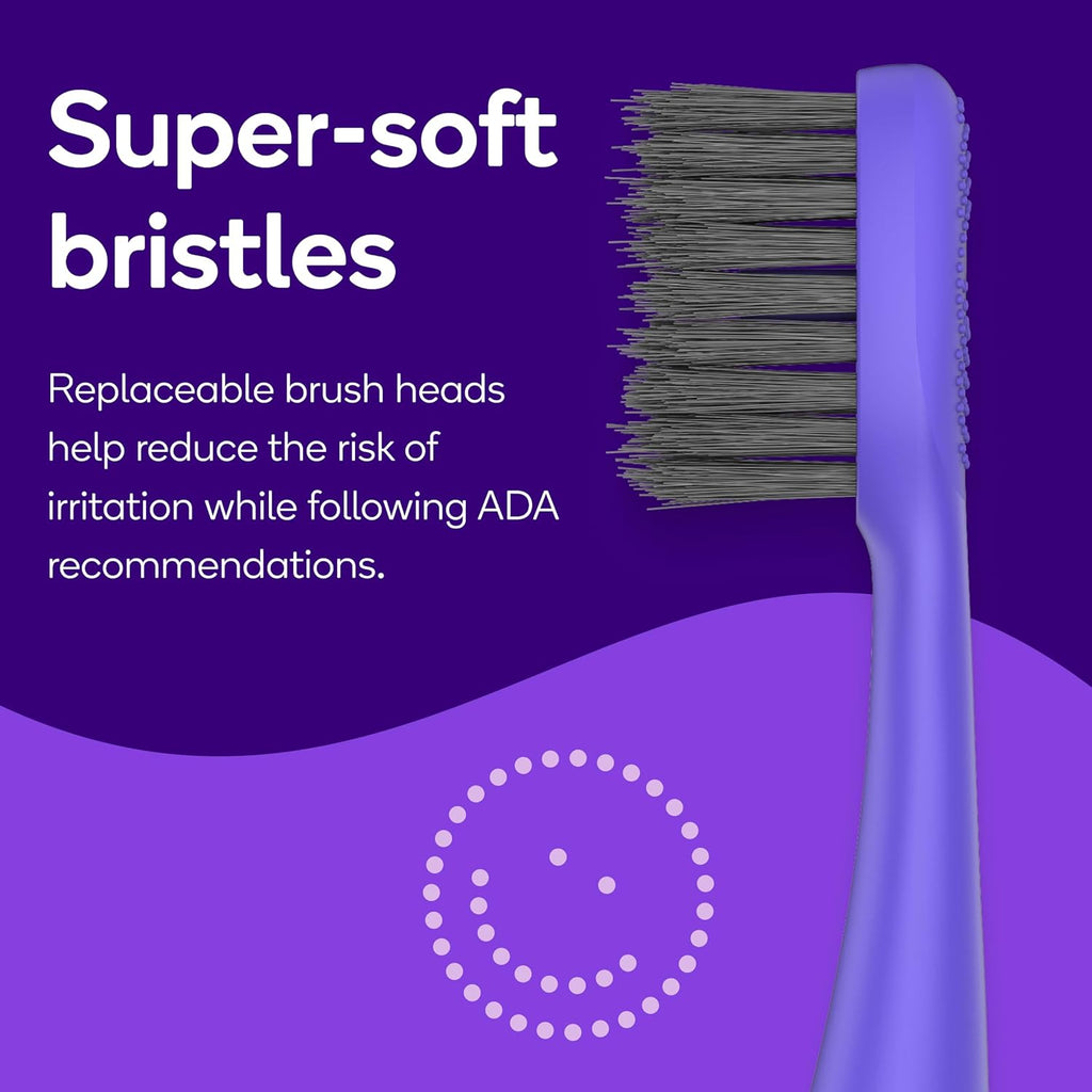 Burst Nova Toothbrush (2 Pack/Blue & Green) | Sonic Powered Teeth Whitening | Super-Soft Bristles | 18000 VPM | 2 Minute Timer | Aluminum Handle | Replaceable Brush Head | Compact Size | AAA Battery