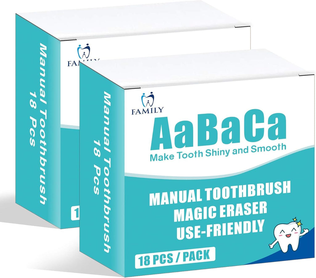 Teeth Whitening Brush Pen Adults Kids Toothbrush 36 Count Highly Effective Remove Surface Stains 2 Pack