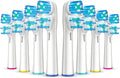 8 Pcs Double Heads Replacement Toothbrush Heads Compatible with Oral B Braun,Electric Toothbrush Heads Refill for Pro 500/1000/1500/3000/7000/8000/9600