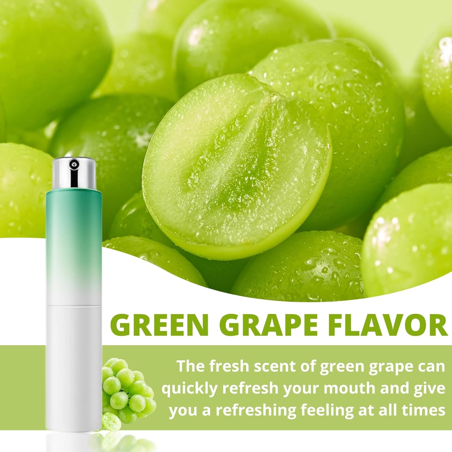 Oral Breath Spray, 3 Bottles Mint Breath Spray Natural Breath Freshener, Portable Dry Mouth Spray Removes Bad Breath, Bad Breath Treatment for Adults Oral Odor Care