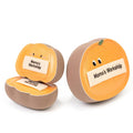 Momo's Workshop Pumpkin Makeup Sponge Set (3pcs) - Large & Small Cushion Puffs for Halloween Themed,Rubycell Material for Flawless Foundation Application, Travel-Friendly & Storage Case