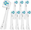 8PCS iO Replacement Heads Compatible with Oral B IO 2/3/4/5/6/7/8/9/10 Series Electric Toothbrush,Compatible with Oral B io Series Toothbrush Heads with Medium Bristles,White