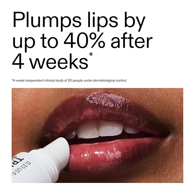The INKEY List Tripeptide Plumping Lip Balm 10ml, Clinically Proven Plumping Tinted Lip Care, Hydrates Dry Cracked Lips, Vegan & Cruelty Free, Berry Tint