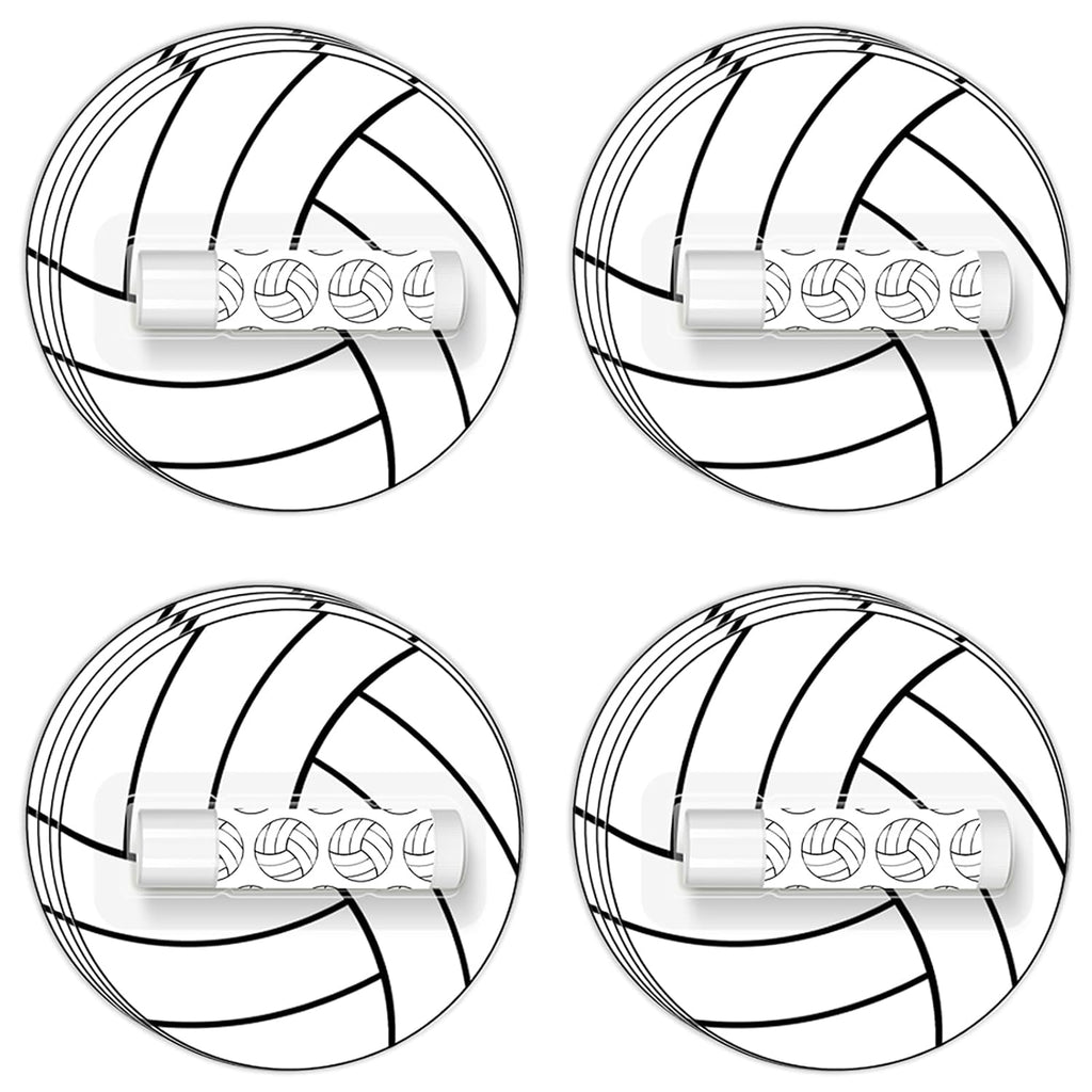 24 Pack Volleyball Lip Balm for Volleyball Theme Party Bulk Gifts,Beeswax Moisturizing Lip balm,Vanilla Flavor Plumping Chapstick for Volleyball Cheerleader Team Girls kids Men Women Sports Lovers