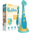 Brusheez Little Toddlers’ Sonic Toothbrush - Safe & Gentle Toothbrush for Ages 1-3 with Built-in, Light-Up 2-Minute Timer, Extra Brush Head, & Storage Base for First-Time Brushers (Rex The Dinosaur)
