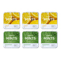 SIMPLY Mints | Peppermint & Lemon Breath Mints Variety Pack | Pack of Six (180 Pieces Total) | Zesty & Refreshing + Aspartame-Free + Vegan + non-GMO