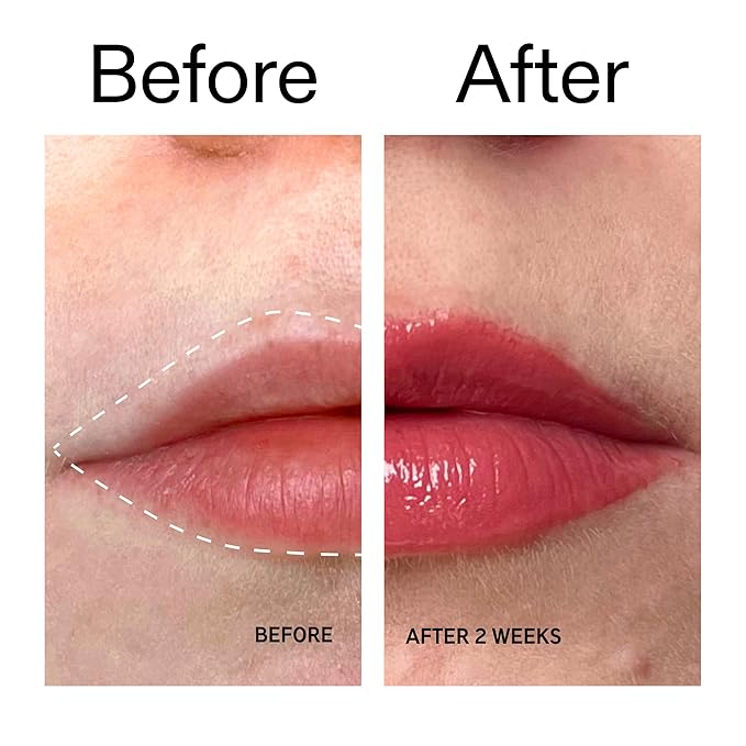 The INKEY List Tripeptide Plumping Lip Balm 10ml, Clinically Proven Plumping Tinted Lip Care, Hydrates Dry Cracked Lips, Vegan & Cruelty Free, Berry Tint