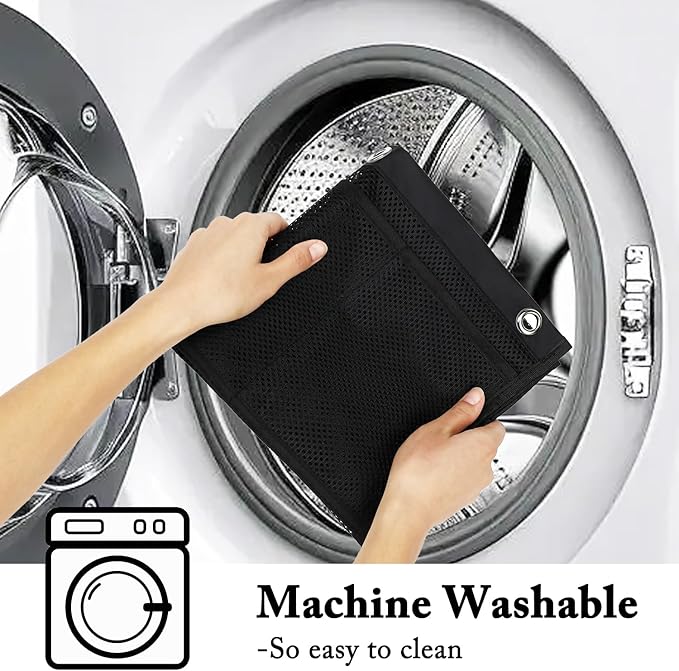 Mesh Shower Caddy Hanging, Quick-Drying Shower Organizer with 7 Pockets, Portable Bathroom Organizers and Storage for Shampoo, Soap, Loofah, Travel, and Cruise Essentials