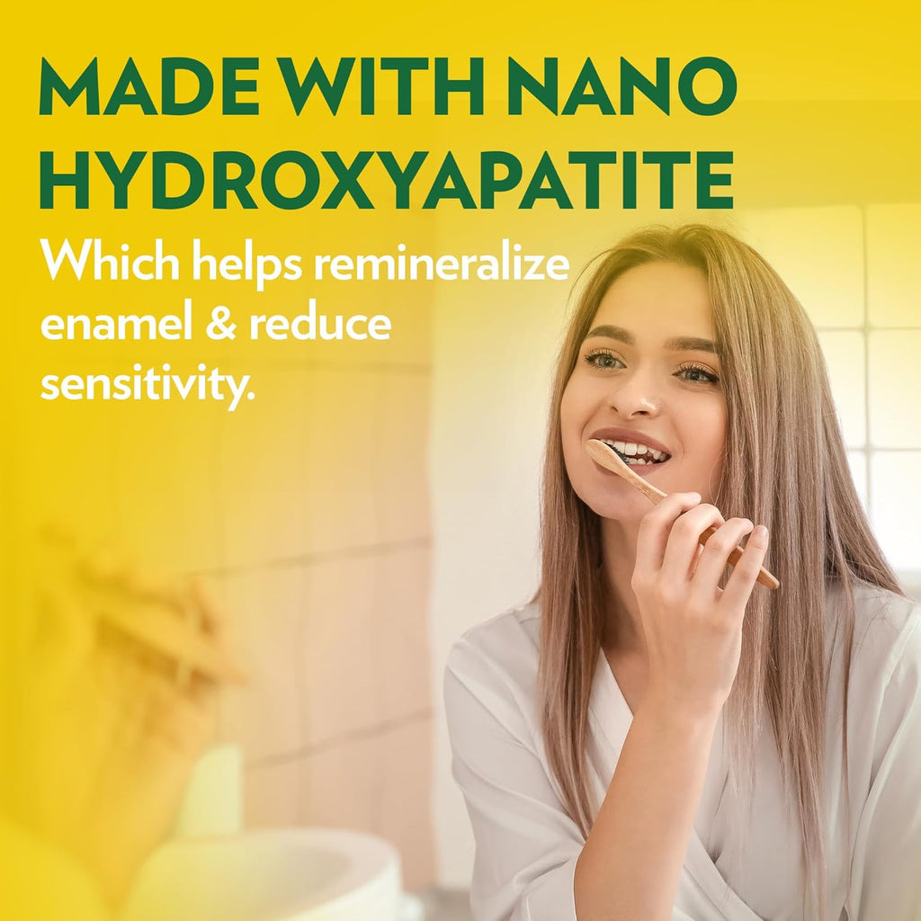 Toothpaste Tablets – Vanilla Mint | Nano Hydroxyapatite Toothpaste Tablets Chewable | Fluoride Free l 350 Tabs