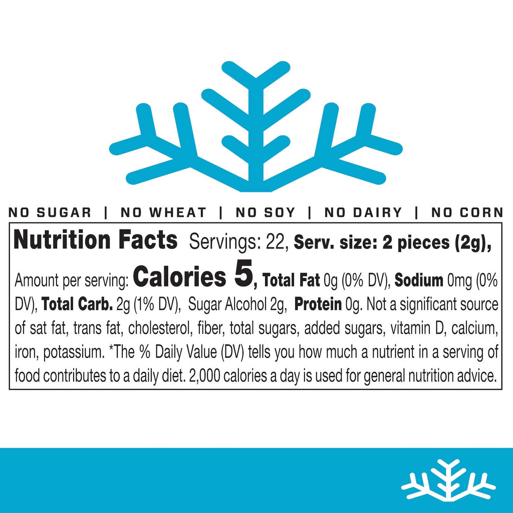 Mint Assortment KETO Xylitol Candy Chips (6-Pack) - SNØ 1.5oz Tin - Sugar-Free Candy With Only 2 Ingredients | Low Carbs, Diabetic-Friendly, Non-GMO, Vegan, GF & Kosher | Purest candy in the world!