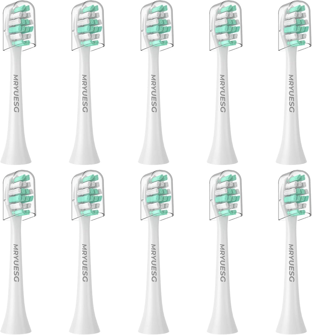 MRYUESG Toothbrush Replacement Heads Compatible with Philips Sonicare, 10 Pack, MRYUESG Electric Brush Head for Phillips Plaque Control