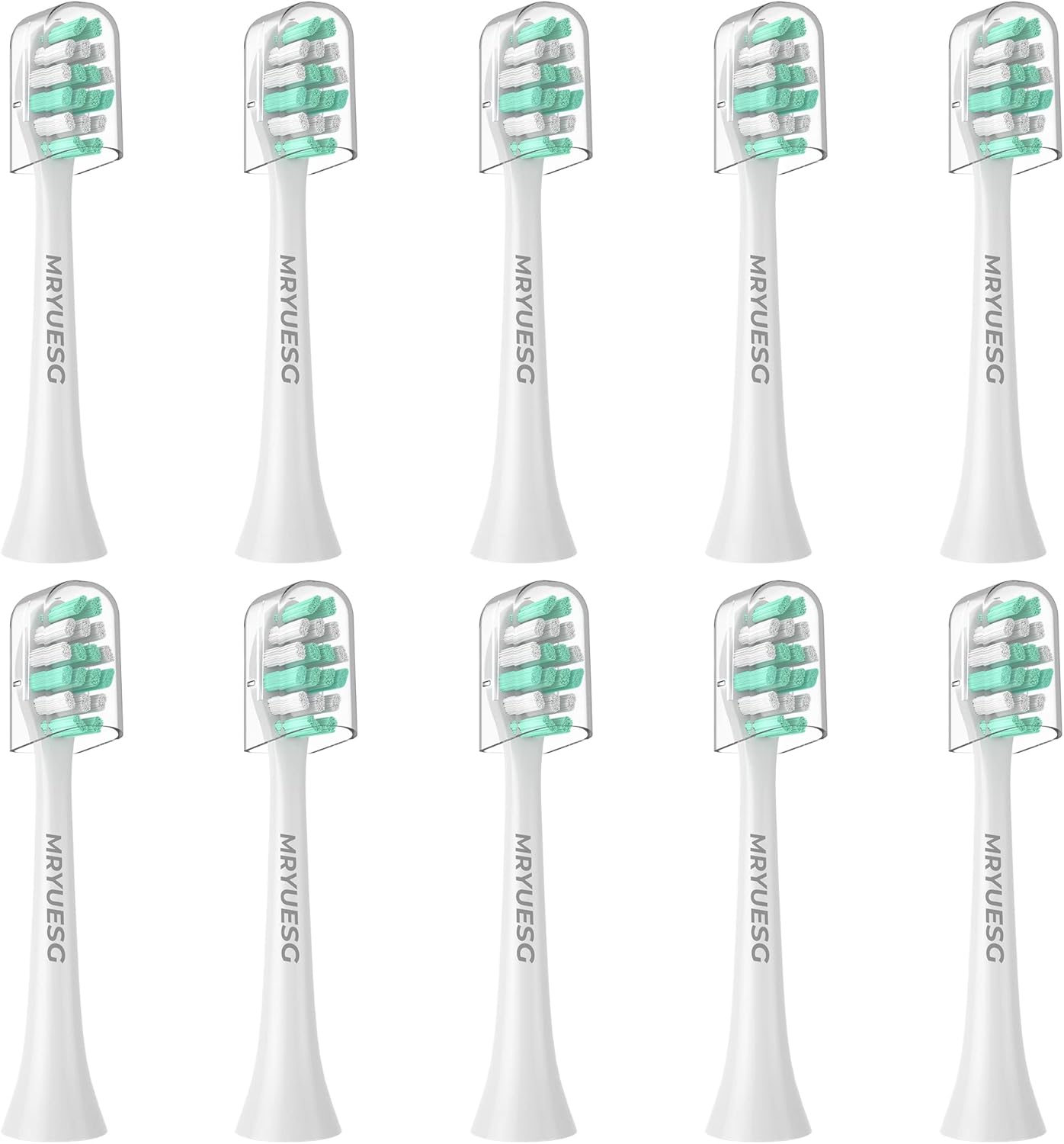 MRYUESG Toothbrush Replacement Heads Compatible with Philips Sonicare, 10 Pack, MRYUESG Electric Brush Head for Phillips Plaque Control