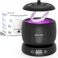 2025 Upgraded Ultrasonic Retainer Cleaner Machine,Separate Retainer Cleaner for Night Guards, Braces, Aligner, Toothbrush, Jewelry, 4 Modes Denture Cleaner & Removable Base and Top Cover(Black)