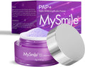 MySmile Pap Natural Mint Non-Sensitive Teeth Whitening Powder Cavity Prevention Little Foam for Cleaning Tooth Fresh Breath Care Oral Alternative Fluoride Free Toothpaste -1.04 oz (Bright Purple)