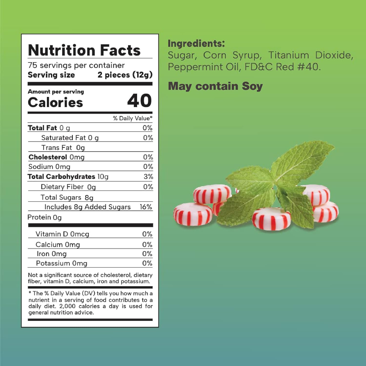 Starlight Peppermint Hard Candy | Bulk 2 Pounds | Individually Wrapped Mints | Refreshing Peppermint Candies (Pack of 2)