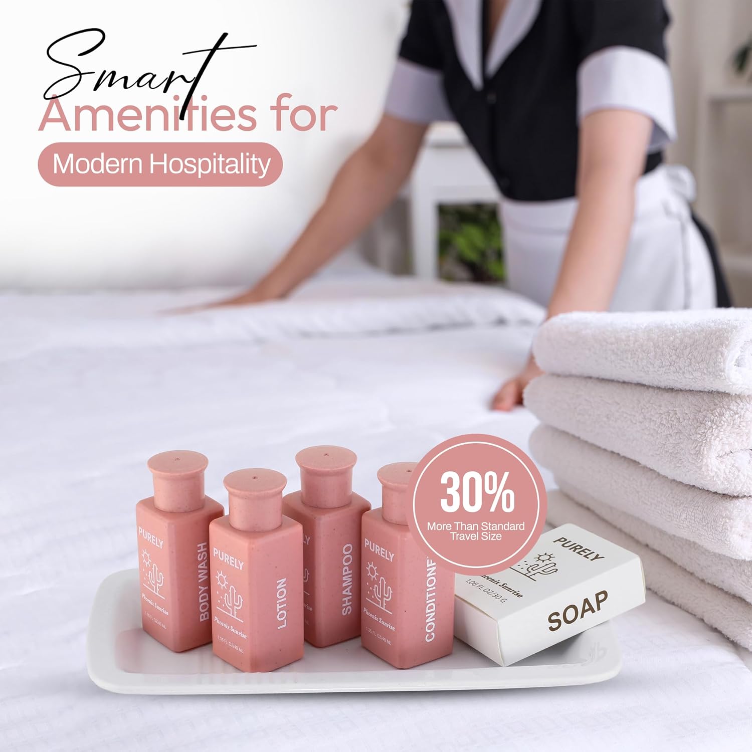 150 piece set | Hotel Soaps and Toiletries Bulk set | For Airbnb Essentials for Hosts | Mini Travel Size Shampoo and Conditioner Sets | Bulk Travel Size Toiletries | Homeless Supplies Bulk Amenities