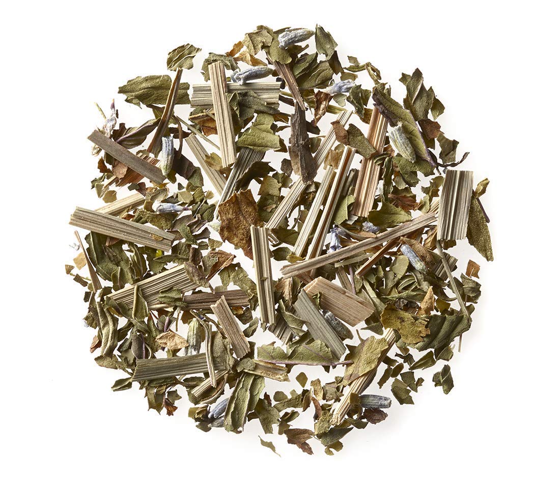 Golden Moon Tea Organic Mint Medley Herbal Tea - Caffeine Free - Loose Leaf, Non GMO - 1 Ounce