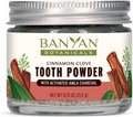 Banyan Botanicals Cinnamon Clove Tooth Powder – Ayurvedic Fluoride-Free Toothpaste Alternative with Miswak & Activated Charcoal from Amla – 0.75oz, 80+ Uses – Non GMO Sustainably Sourced Vegan