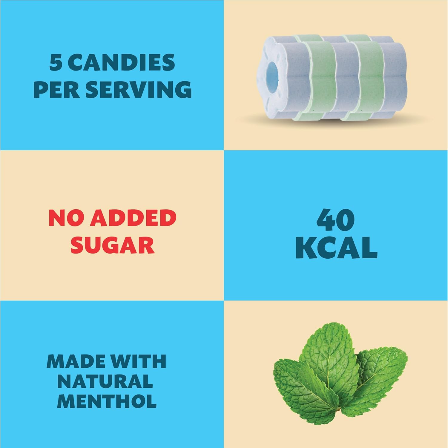 Sugar-Free Mints Hard Candy, Assorted Flavors - After Dinner Refreshing - 11-Ounce Pack (About 150 Pieces)