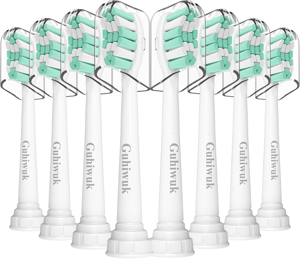 Replacement Toothbrush Heads for Philips Sonicare: Electric Toothbrush Replacement Heads Compatible with Sonicare Plaque Control ProtectiveClean 4100 5100 6100 C2 G2 W2, 8 Pack