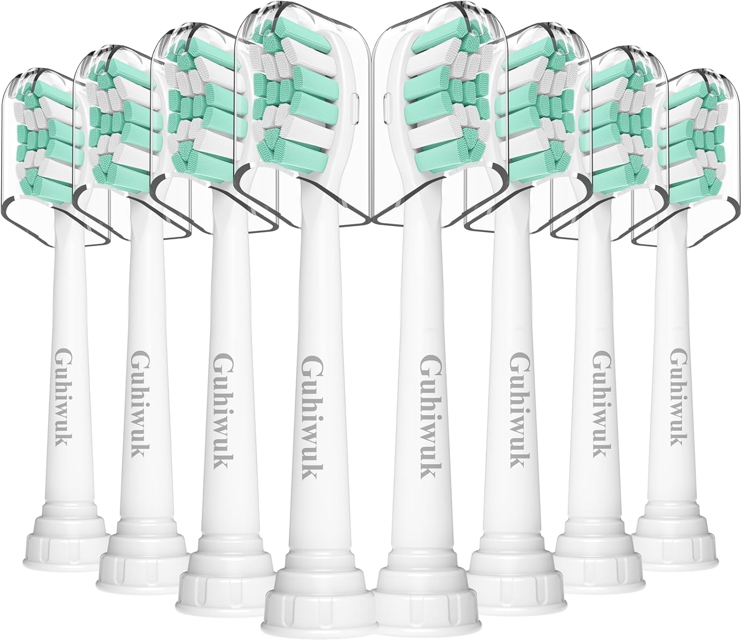 Replacement Toothbrush Heads for Philips Sonicare: Electric Toothbrush Replacement Heads Compatible with Sonicare Plaque Control ProtectiveClean 4100 5100 6100 C2 G2 W2, 8 Pack