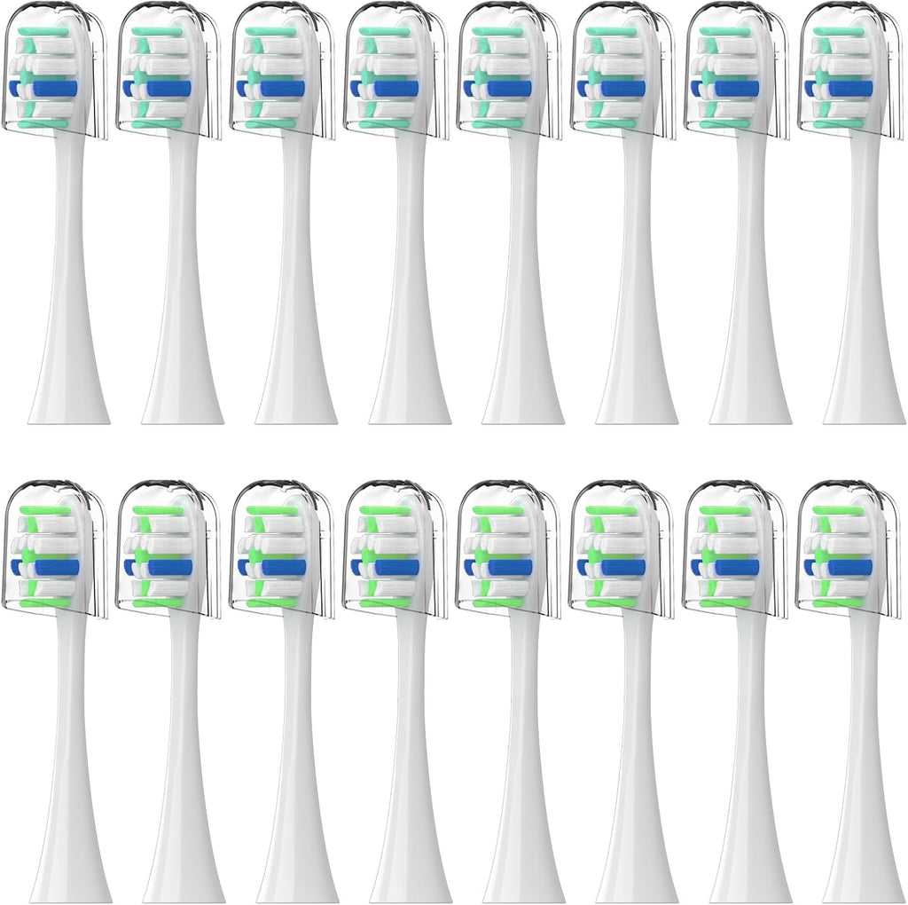 Replacement Toothbrush Heads for Philips Sonicare Replacement Heads, Electric Replacement Brush Head Compatible with Phillips Sonicare Electric Toothbrushes, 16 Pack