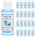 Travel Mouthwash Bulk, 1.2 Oz/35ml Mini Mouthwash Bulk, for Freshening Breath, Easy to Carry, Suitable for Work, Travel, Hotels, Dating Essentials (60-Pack)