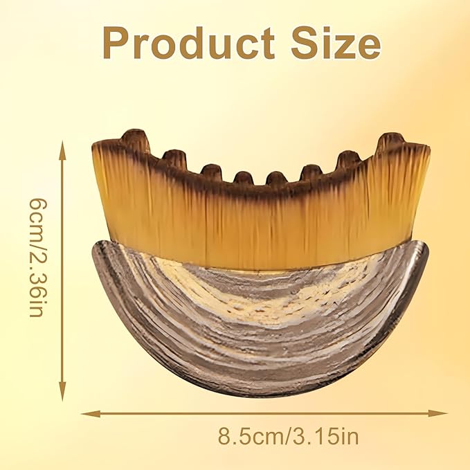 2PCS Lymphatic Contour Face Brush - Ultra-Soft Bristles for Chin & Jawline Sculpting, Facial Lymphatic Drainage Massager, Ergonomic Design